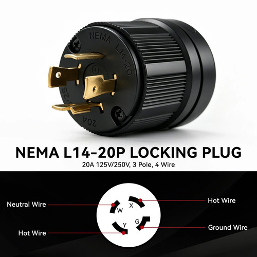 Generator l14 20p locking - l14-20p,